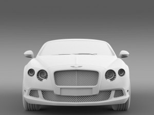 bentley continental gt speed le mans edition 2013 3Dモデル
