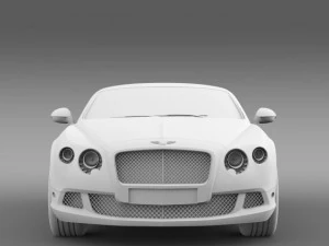 bentley continental gt speed le mans edition 2013 3D Model