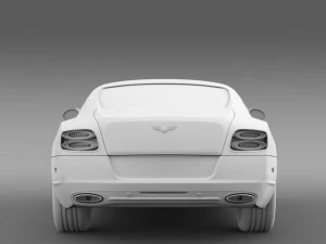 bentley continental gt speed le mans edition 2013 3D Model