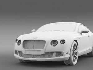 bentley continental gt speed le mans edition 2013 3D Model