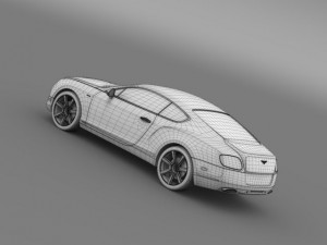 bentley continental gt speed le mans edition 2013 3Dモデル