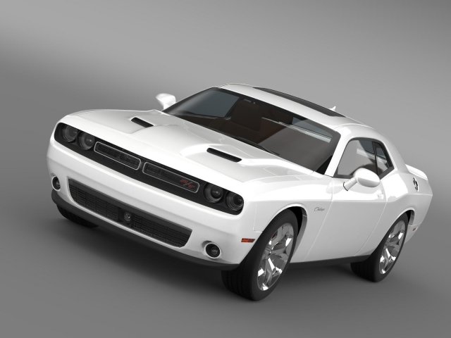 dodge challenger rt classic lc 2015 Modelo 3D .c4d .max .obj .3ds .fbx .stl .blend 