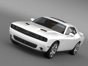 dodge challenger rt classic lc 2015 3D Model