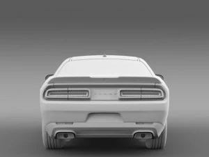 dodge challenger rt classic lc 2015 3D Model