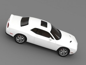 dodge challenger rt classic lc 2015 Modelo 3D