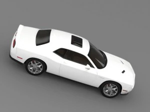 dodge challenger rt classic lc 2015 3D Model