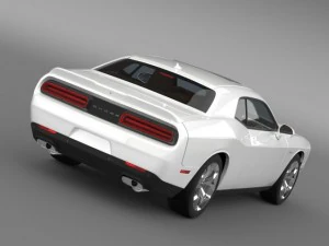 dodge challenger rt classic lc 2015 3D Model
