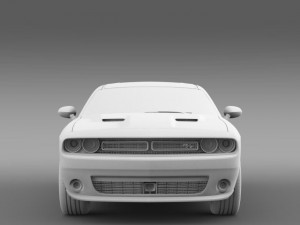 dodge challenger rt classic lc 2015 Modelo 3D