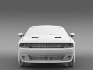 dodge challenger rt classic lc 2015 3D Model