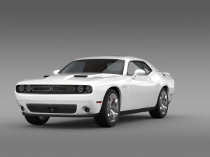 dodge challenger rt classic lc 2015 Modelo 3D