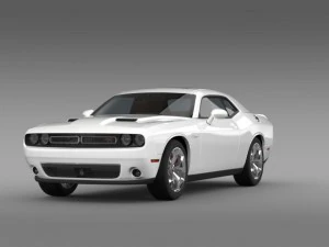 dodge challenger rt classic lc 2015 3D Model