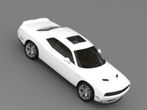 dodge challenger rt classic lc 2015 3D Model