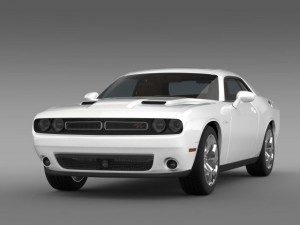 dodge challenger rt classic lc 2015 Modelo 3D