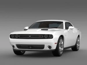 dodge challenger rt classic lc 2015 3D Model