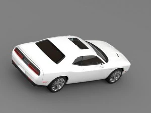 dodge challenger rt classic lc 2015 3D Model