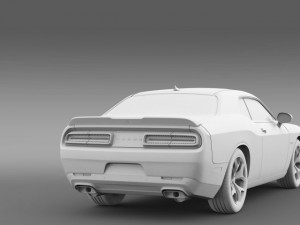 dodge challenger rt lc 2015 3Dモデル
