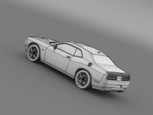 dodge challenger rt lc 2015 3Dモデル