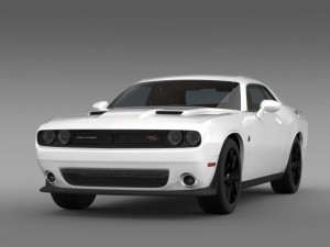 dodge challenger rt scat pack lc 2015 Modello 3D