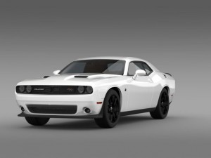 dodge challenger rt scat pack lc 2015 Modello 3D