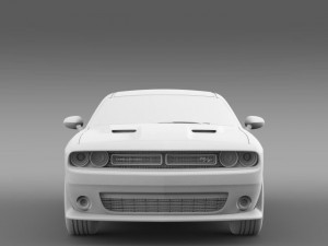 dodge challenger rt scat pack lc 2015 Modello 3D