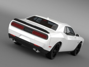 dodge challenger rt scat pack lc 2015 Modello 3D