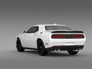 dodge challenger rt scat pack lc 2015 Modello 3D