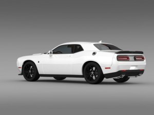 dodge challenger rt scat pack lc 2015 Modello 3D