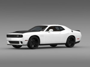 dodge challenger srt helllcat supercharged lc 2015 Modelo 3D