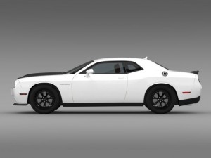 dodge challenger srt helllcat supercharged lc 2015 Modelo 3D