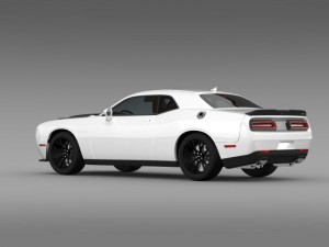 dodge challenger srt helllcat supercharged lc 2015 Modelo 3D