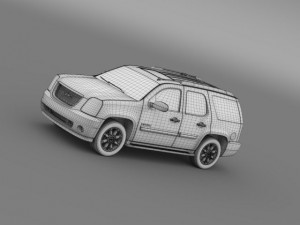 gmc yukon denali flexfuel 20112014 3D-Modell