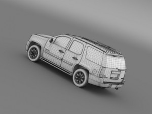 gmc yukon denali flexfuel 20112014 3D-Modell