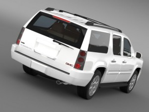 gmc yukon xl denali flexfuel 20112014 Modelo 3D