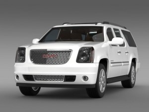 gmc yukon xl denali flexfuel 20112014 Modelo 3D