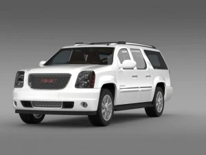 gmc yukon xl denali flexfuel 20112014 3D Model