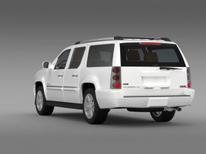 gmc yukon xl denali flexfuel 20112014 Modelo 3D