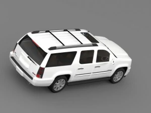 gmc yukon xl denali flexfuel 20112014 3D Model