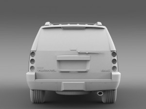 gmc yukon xl denali flexfuel 20112014 Modelo 3D