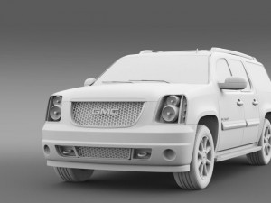 gmc yukon xl denali flexfuel 20112014 Modelo 3D