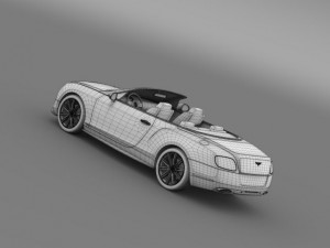 bentley continental gt speed convertible 2012 3D Model