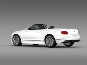 bentley continental gt speed convertible 2014 3Dモデル