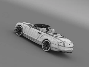 bentley continental gt speed convertible 2014 3D Model