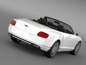 bentley continental gtc 2011 3D Model