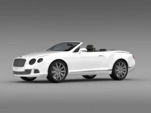 bentley continental gtc 2011 3D Model