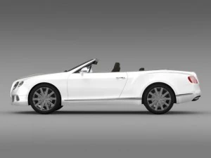 bentley continental gtc 2011 3D Model