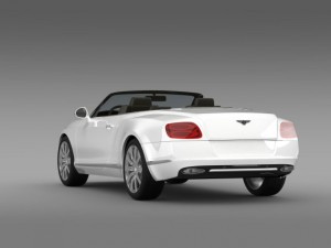 bentley continental gtc 2011 3Dモデル