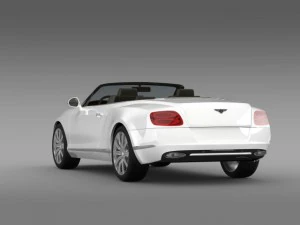 bentley continental gtc 2011 3D Model