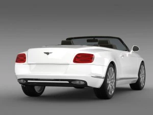bentley continental gtc 2011 3D Model