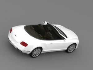 bentley continental gtc 2011 3D Model