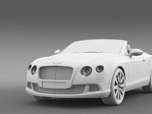 bentley continental gtc 2011 3Dモデル
